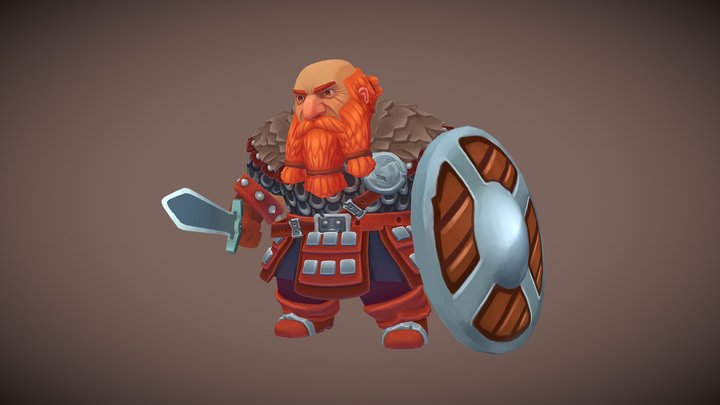 Towers & Powers - Warrior 3D Model