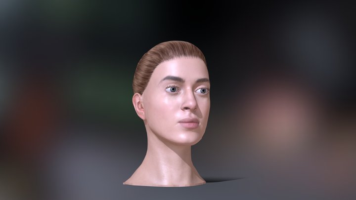 Anna head fashion 3D Model