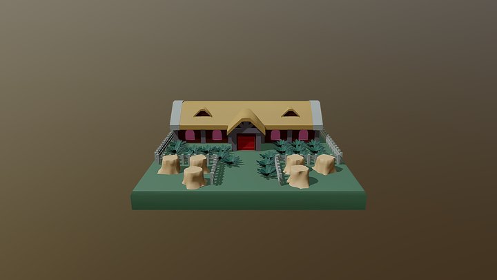 Pokemon Villa 3D Model