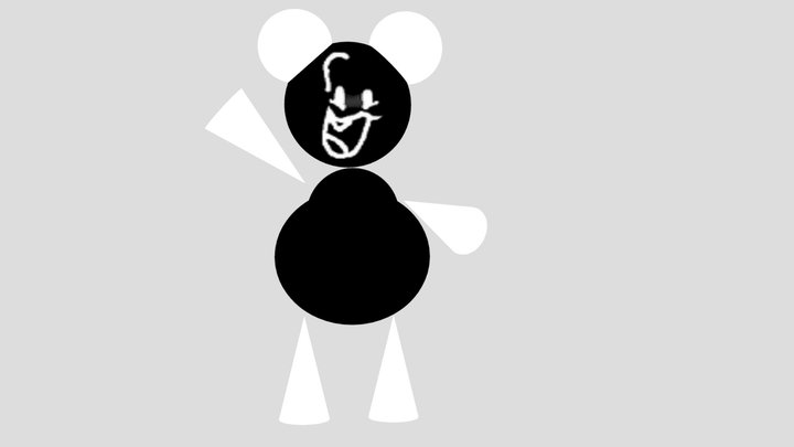 black 1 3D Model