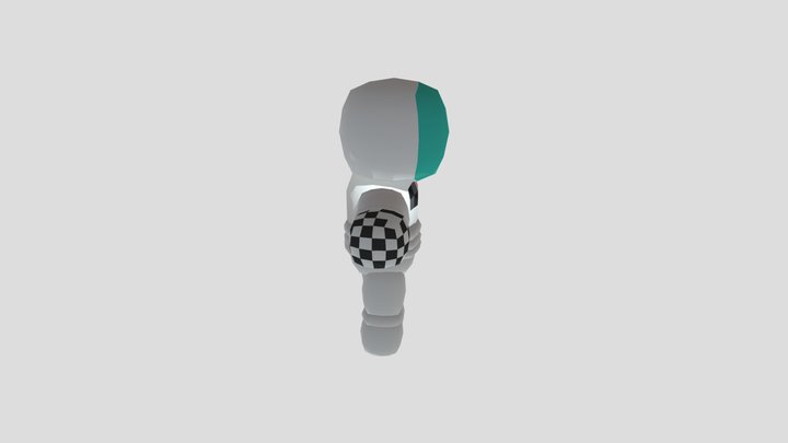 Moonguy(only a modle not a rig)(soccer)(space) 3D Model