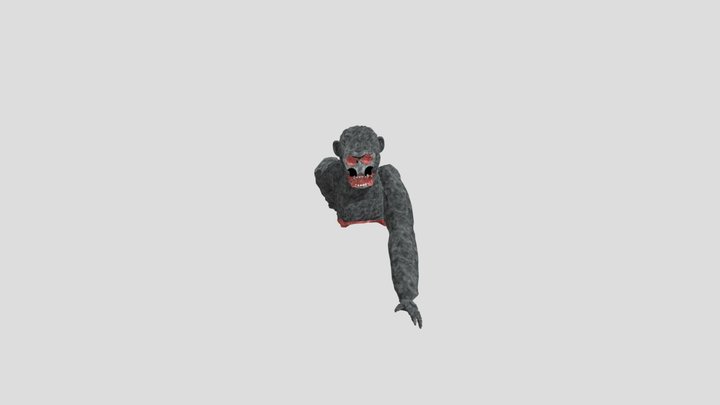 Primal_fear_with_scary_baboon 3D Model