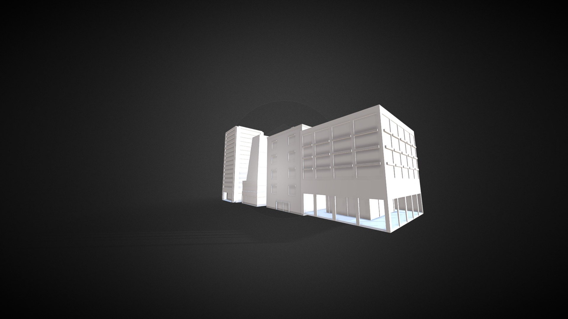 Buildings - 3D model by AbisheikThuraiyan [57cbb3d] - Sketchfab