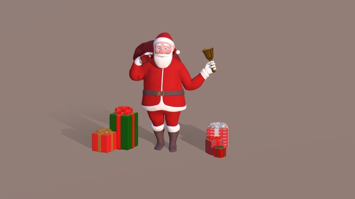 3D Santa Claus 3D Model