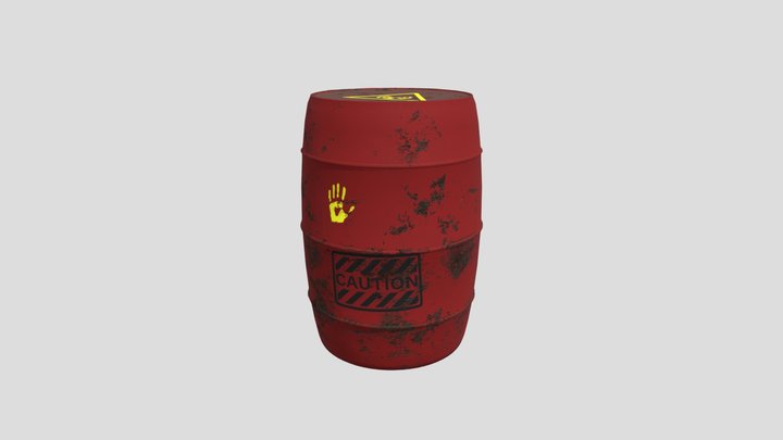 Red drum 3D Model