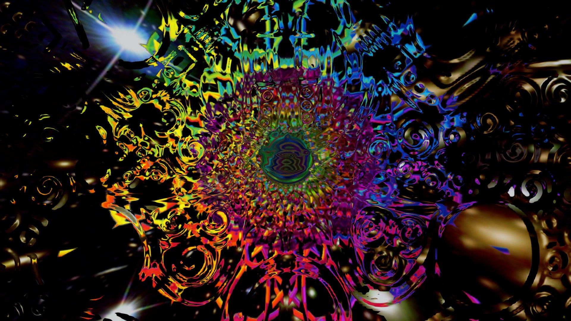 Deep trip animation - matcap version