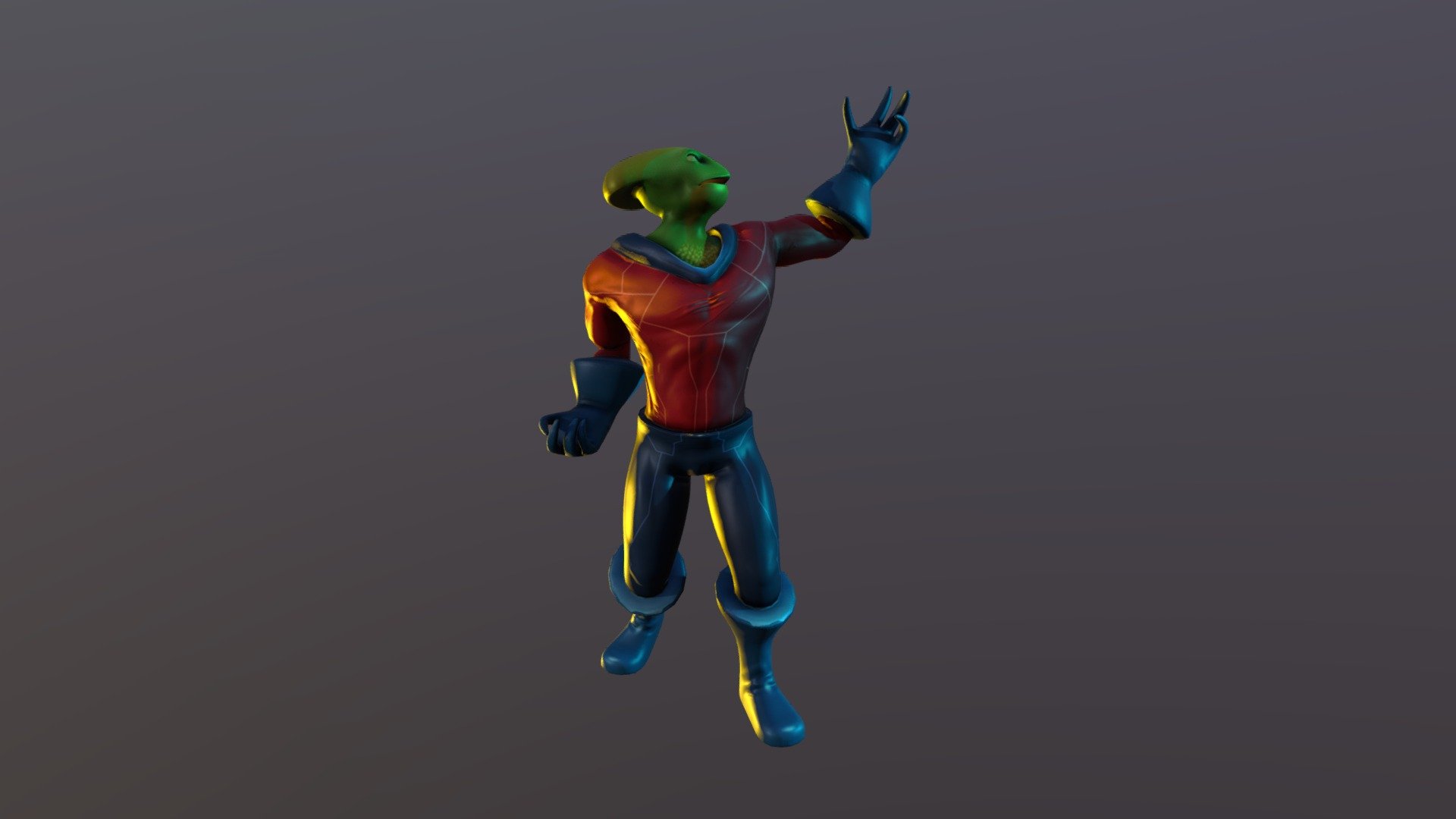 Alien_test_Character - 3D model by Hsasha [57cccbe] - Sketchfab