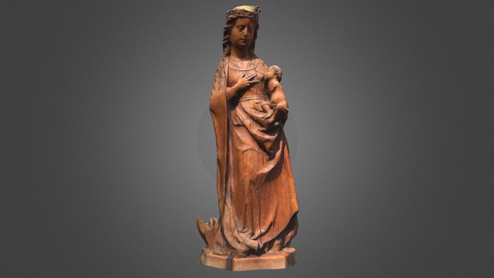 Virgen con Niño – Modello 3D gratuito STL