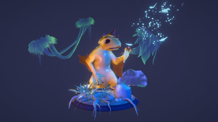 Hungry Dragon 3D Model