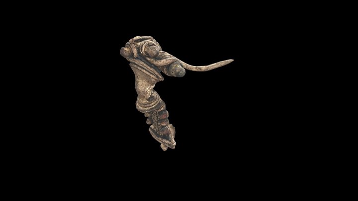 Germánská spona - Germanic fibula 3D Model