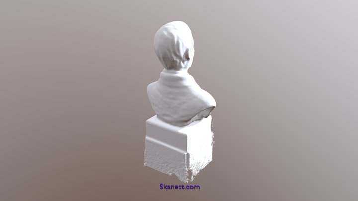 Statua Guido Dorso 3D Model