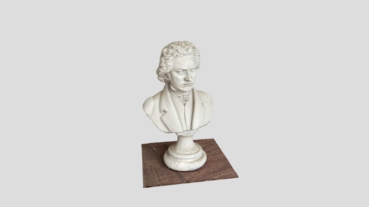 Ludwig Van Beethoven Bust 3D Scan 3D Model