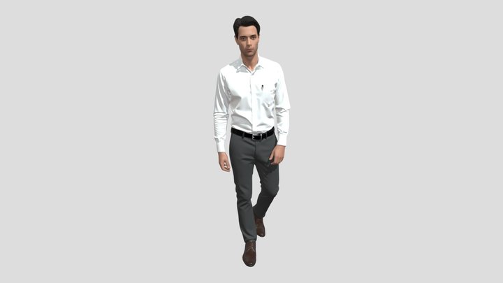 Professional in a White Shirt
