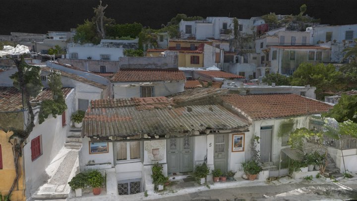 Athens Plaka - Anafiotika 3D Model