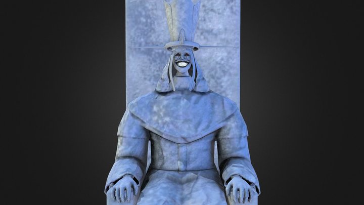 Statue Of God - Solo Leveling (Lowpoly Model) 3D Model