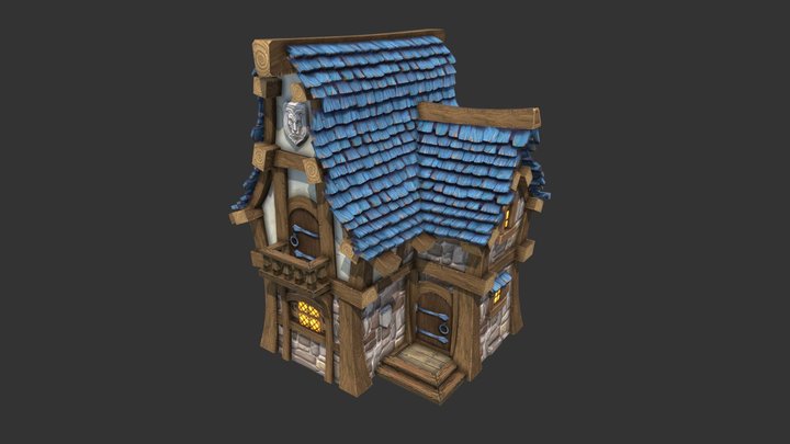 Town House 1 3D Model