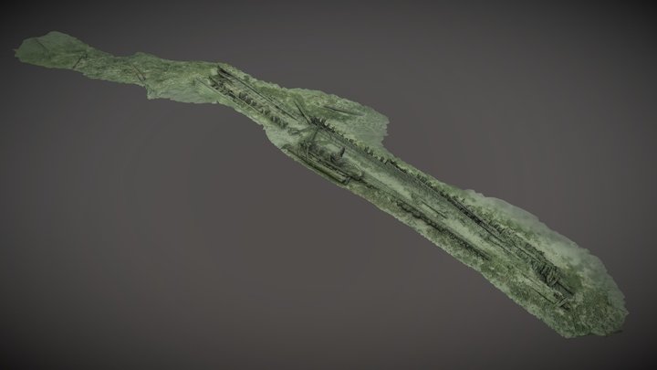 Unknown Wreck - Believed to be the Old Concord 3D Model