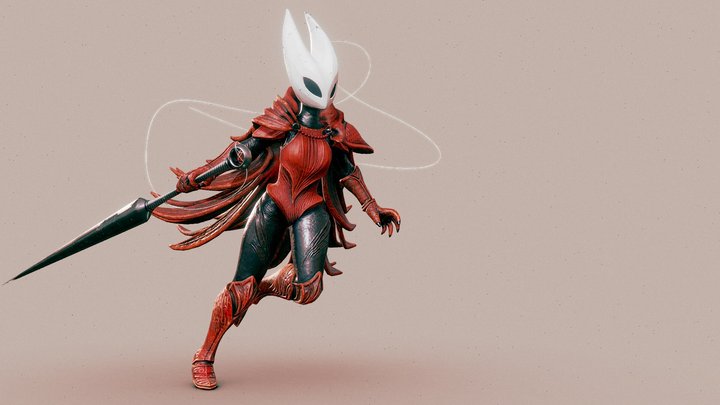 Silksong || Hornet Fanart 3D Model