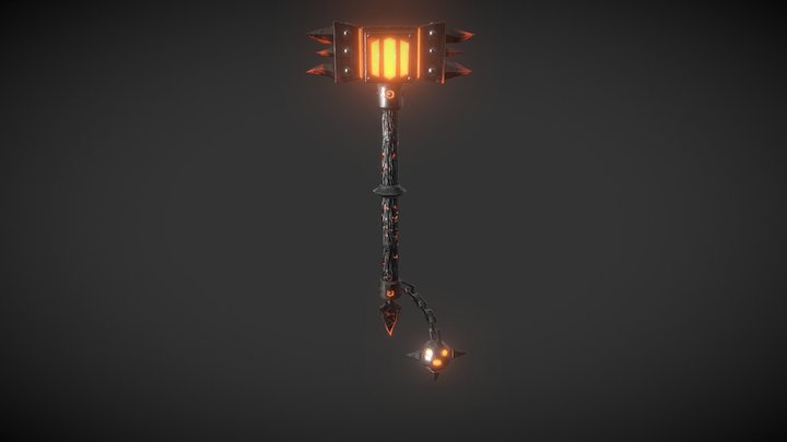 World Of Warcraft Blackhands hammer 3D Model