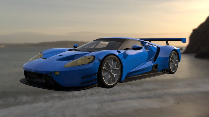 2017 Ford GT Le Mans 3D Model