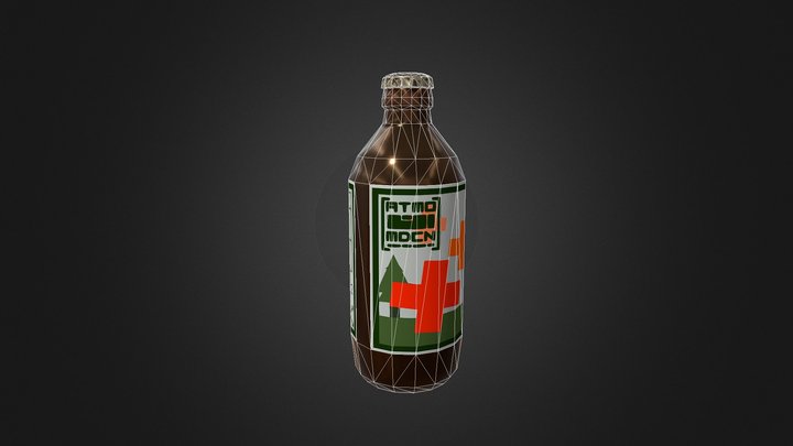 Health Elixir Bottle 3D Model