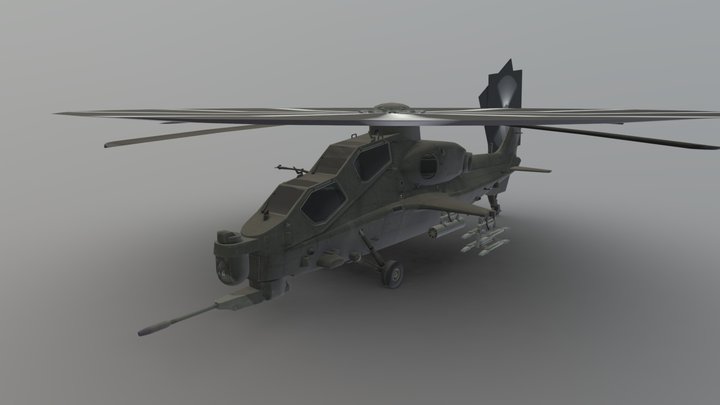 Battlefield 4 - Z-10W – Gratis 3D-model STL