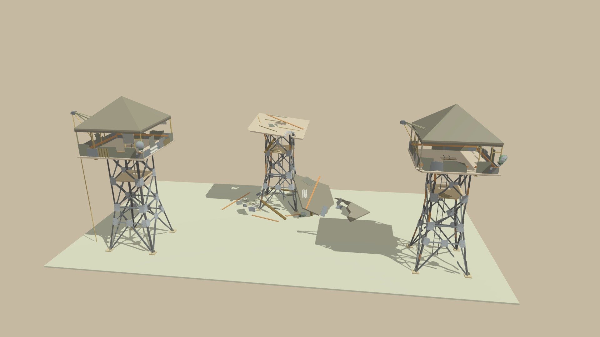 Watch Tower Damage