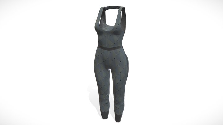Yoga & Fitness Gym Suit 3D Model