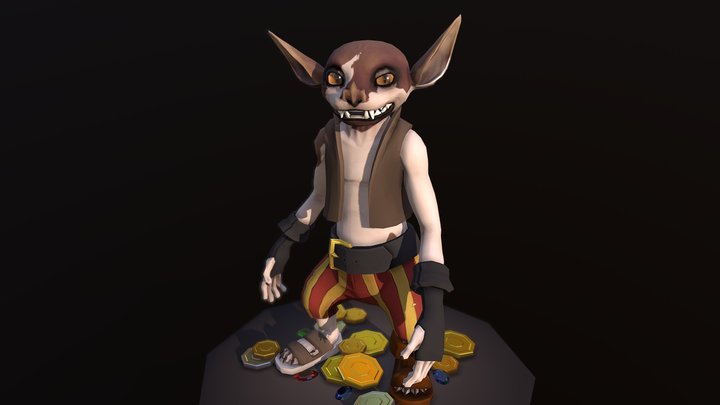 Gerblin Pose 3D Model