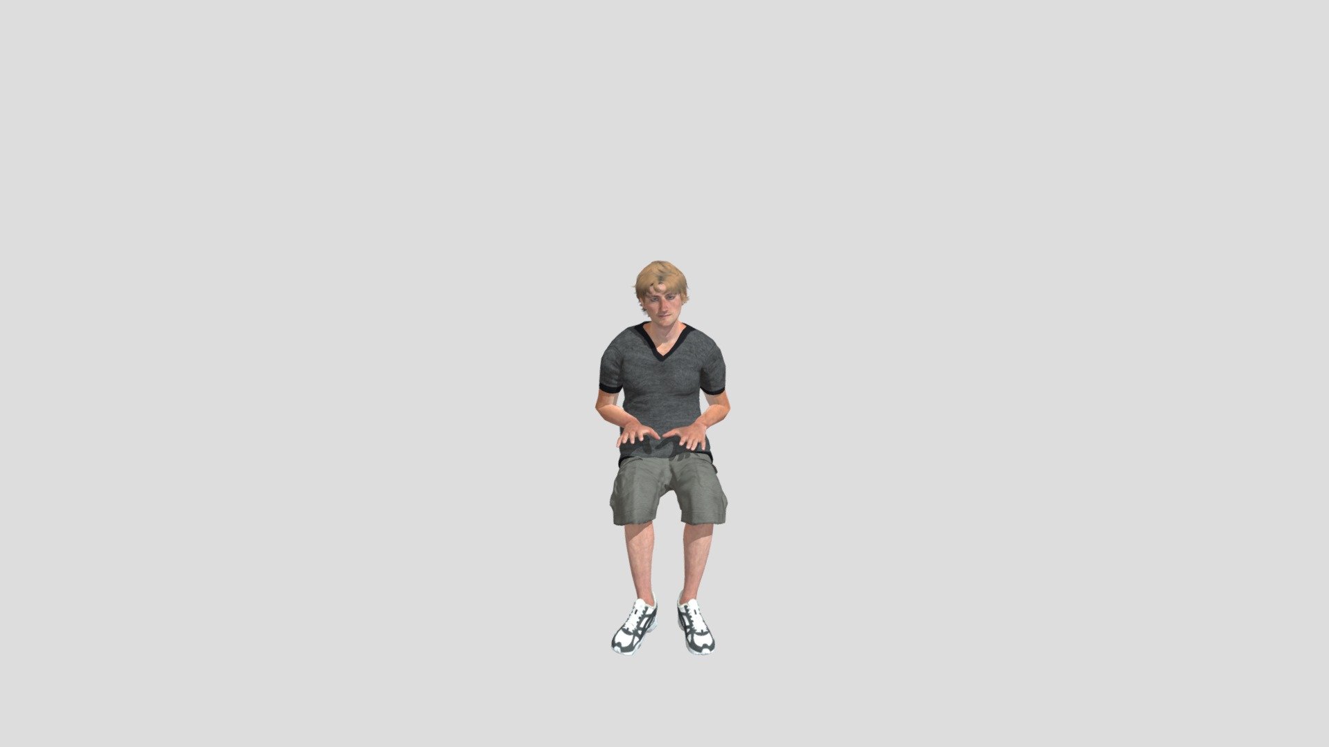 Sitting And Pointing - Download Free 3D model by Athirah Izyan ...