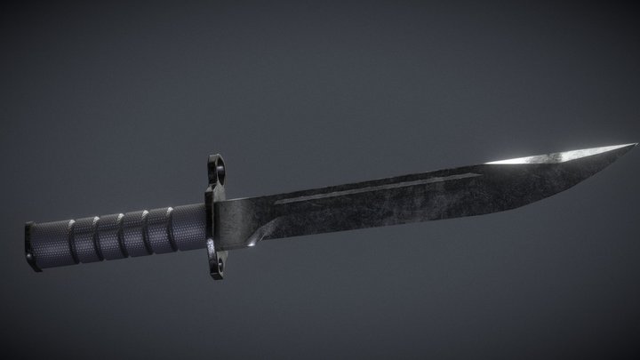 M9bayonet 3D Model