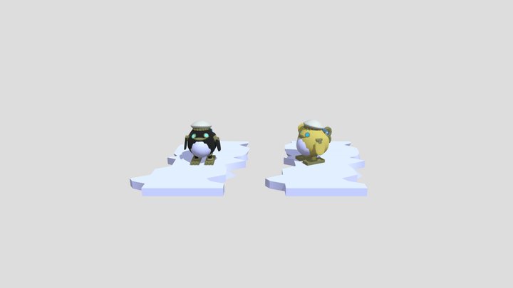 Genshin Freminet Pinguim 3D Model