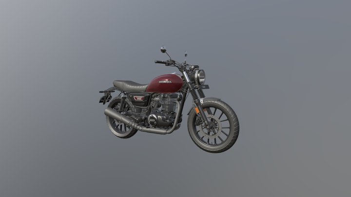 CB350_RS_Dlx_pro 3D Model