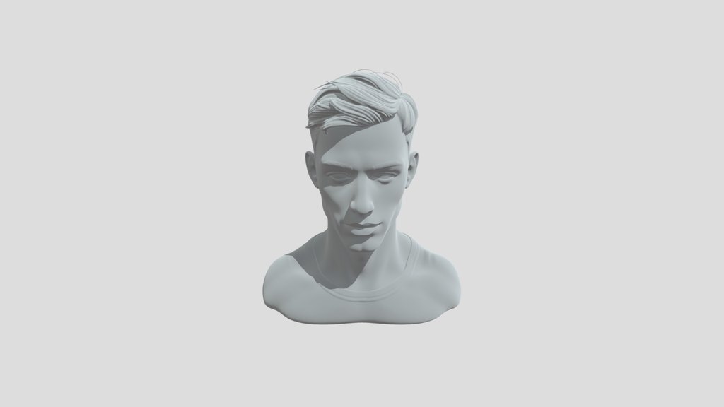a young adult man, age 20-25,
