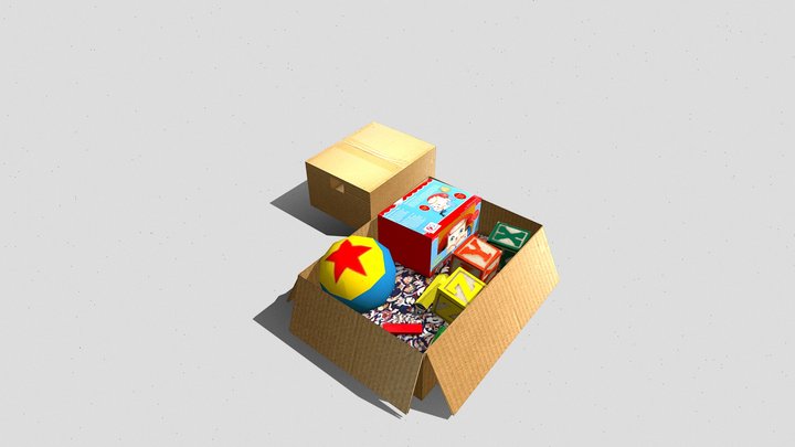 toy story box complete 3D Model