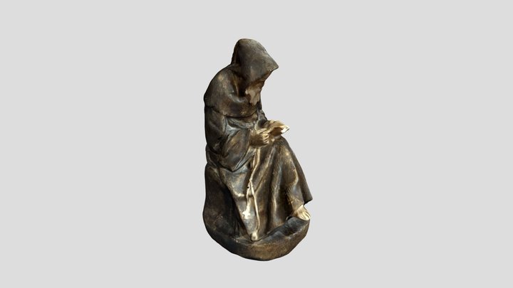 Mage Statuette (Photogrammetry) 3D Model