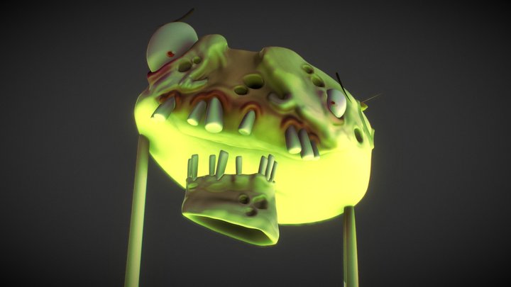 Zombrie Character 3D Model