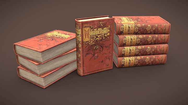 Poetry Book 3D Model