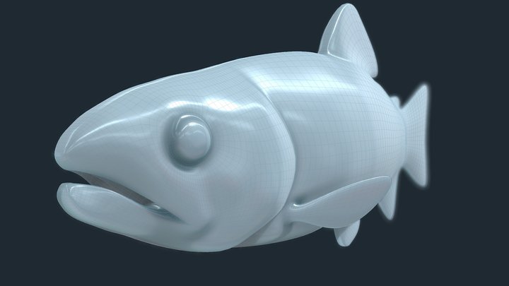 Trout 3D Model