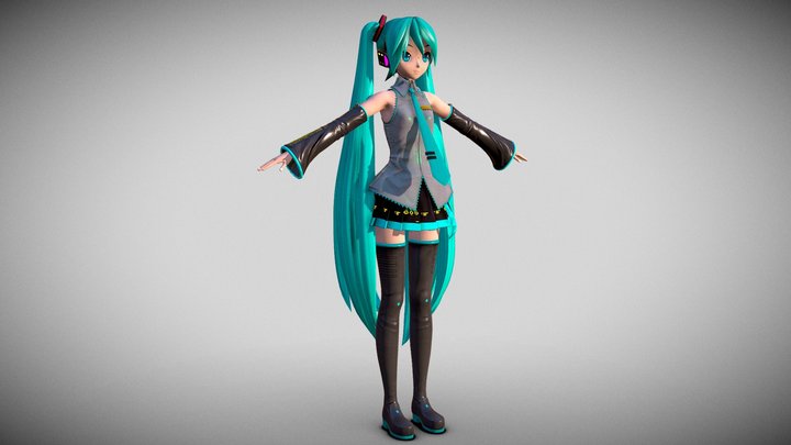 PDAFT Miku – Free 3D Model STL