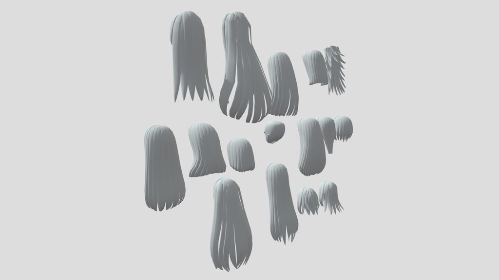 Head Back Hair Parts 2