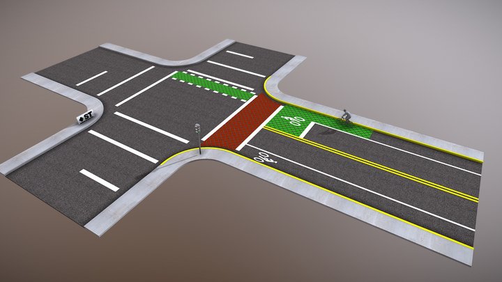 Zona Bicicletas-30-08-2019- Terracota 3D Model