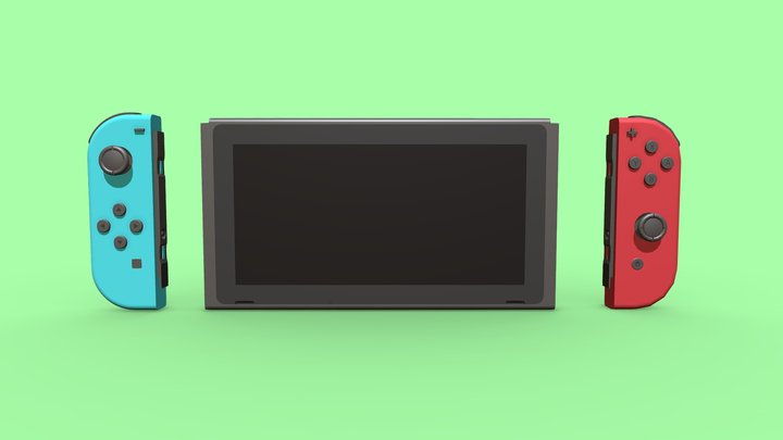 Nintendo Switch 3D Model