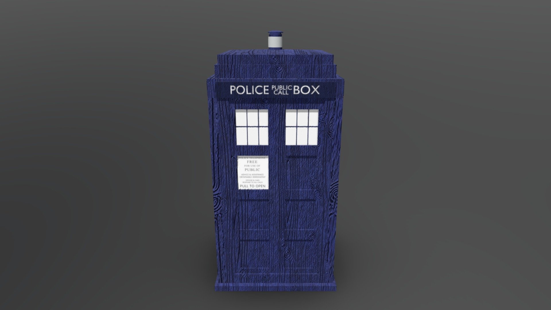 Tardis - Download Free 3D model by Jenna Ward (@Jenna-W) [57e44d2 ...