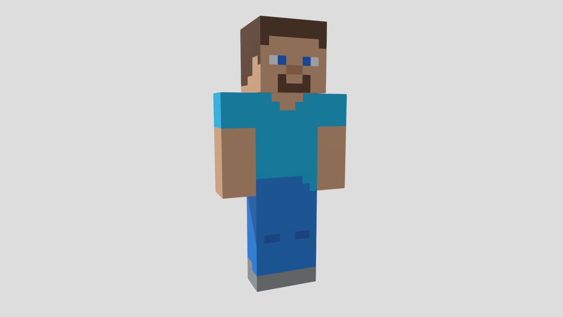 Minecraft Steve - 3D model by The_T-Bone [57e53dd] - Sketchfab