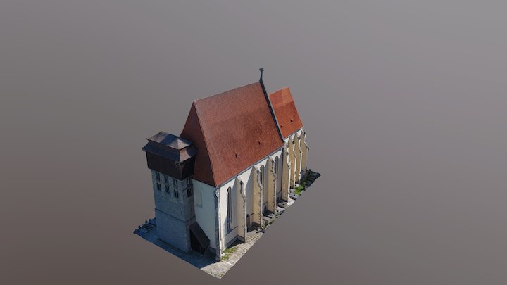 Milevsko - kostel 3D Model