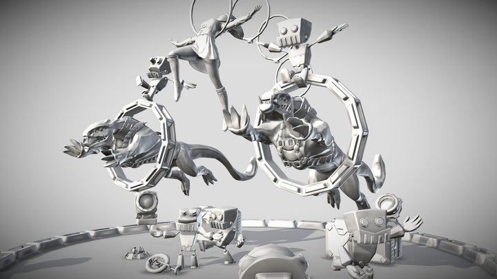 Ski-Fi Circus | Dubakoor crazy Circus 3D Model