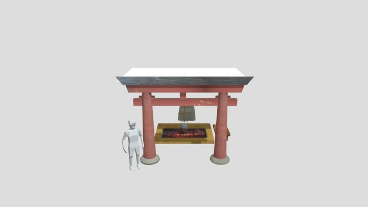 DAE 5 Finished props - ECO-house 3D Model