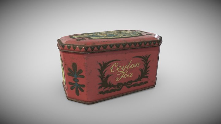 Tea Tin 3D Model