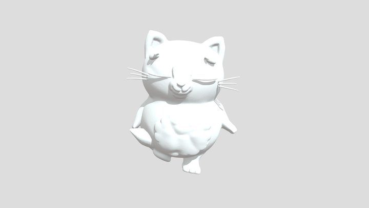 Blue Whisker Walker 3D Model